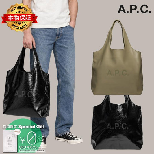 Apc アーペーセー 【本物保証】 トートバッグ ストリート系 ユニセックス Ninon Tote Bag
