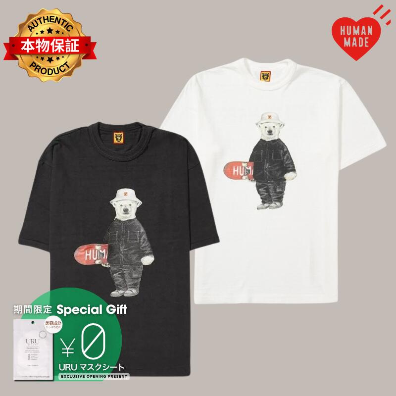 HUMAN MADE ヒューマンメイド 【本物保証】 Tシャツ ストリート系 ユニセックス ヒューマンメイド グラフィック Tシャツ #5 "ブラック" HM28TE006