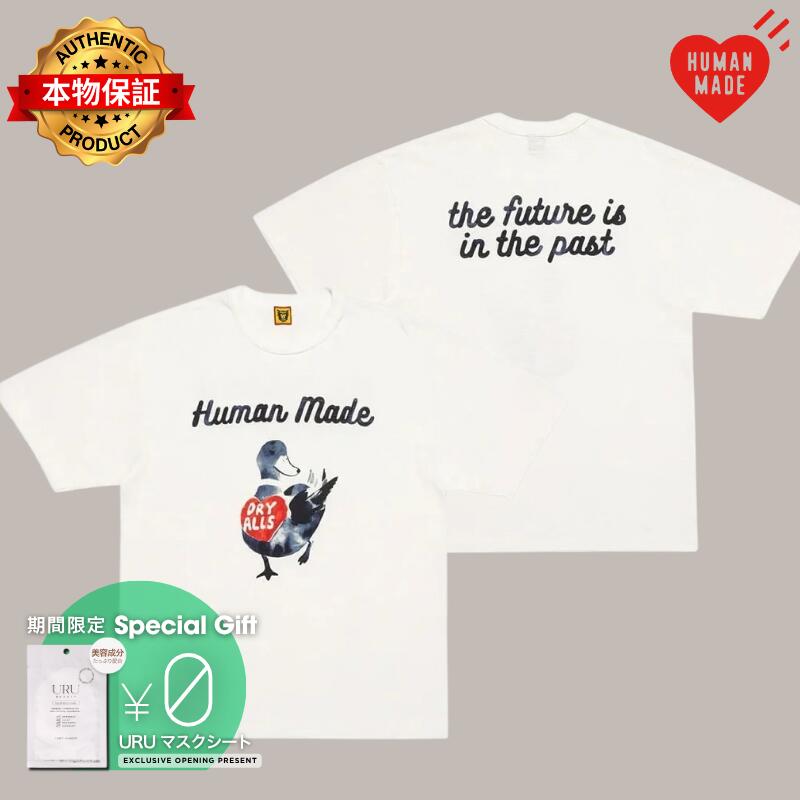 HUMAN MADE ヒューマンメイド 【本物保証】 Tシャツ ストリート系 ユニセックス ヒューマンメイド グラフィック Tシャツ #3 "ホワイト" HM27TE023