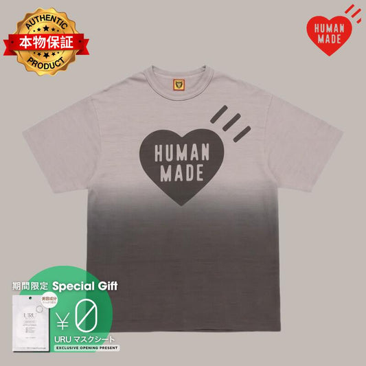 HUMAN MADE ヒューマンメイド 【本物保証】 Tシャツ ストリート系 ユニセックス ヒューマンメイド グラデーショングラフィックTシャツ トウキョウ "マルチ"