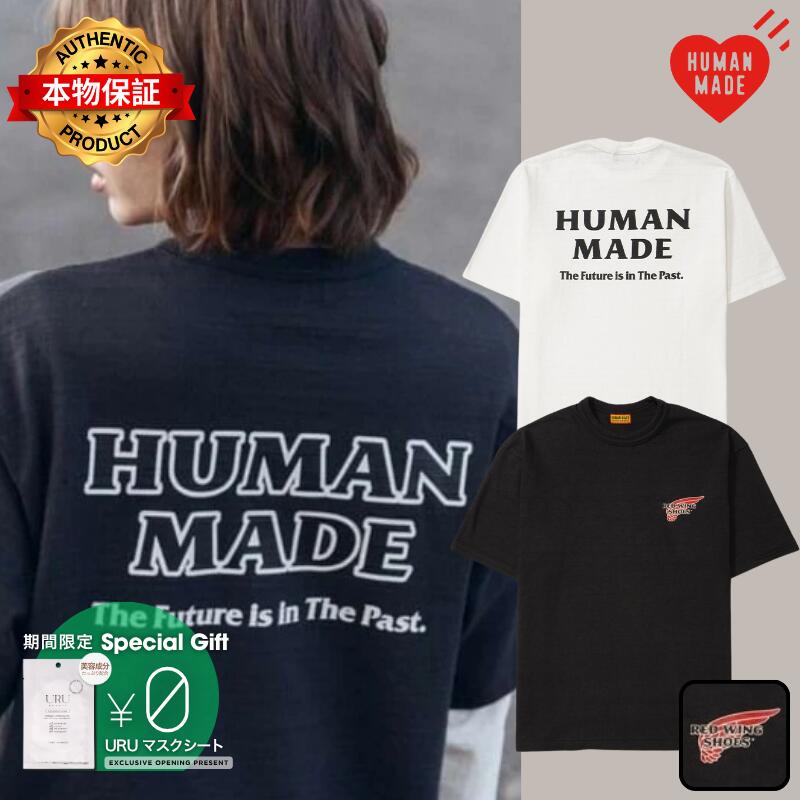 HUMAN MADE ヒューマンメイド 【本物保証】 Tシャツ ストリート系 ユニセックス ヒューマンメイド x レッドウィング グラフィックTシャツ "ブラック"