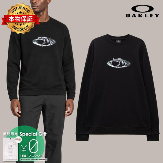 Oakley オークリー 【本物保証】 スウェット・トレーナー ストリート系 メンズ Animatronic Frog Crewneck