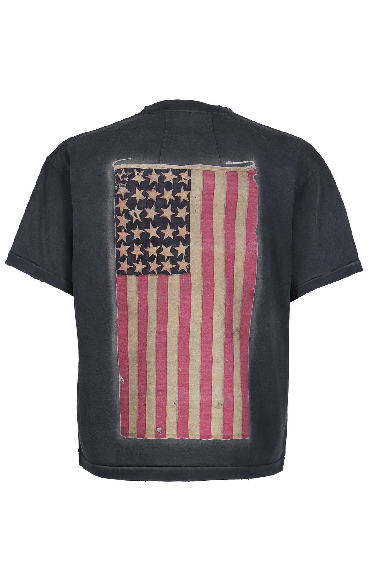 JUN/NAKAYAMA ジュン/中山 【本物保証】 Tシャツ ストリート系 メンズ FLAG T-SHIRTS / BLK
