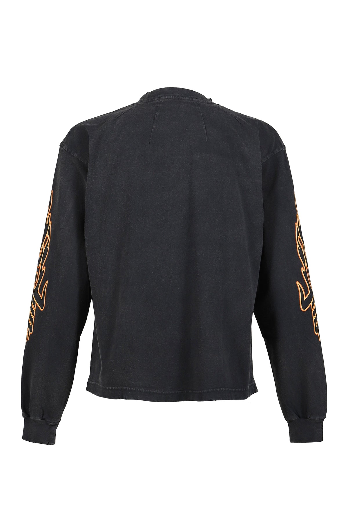 JUN/NAKAYAMA ジュン/中山 【本物保証】 Tシャツ ストリート系 メンズ JN FLAME L/S T-SHIRTS (EXCLUSIVE) / BLK