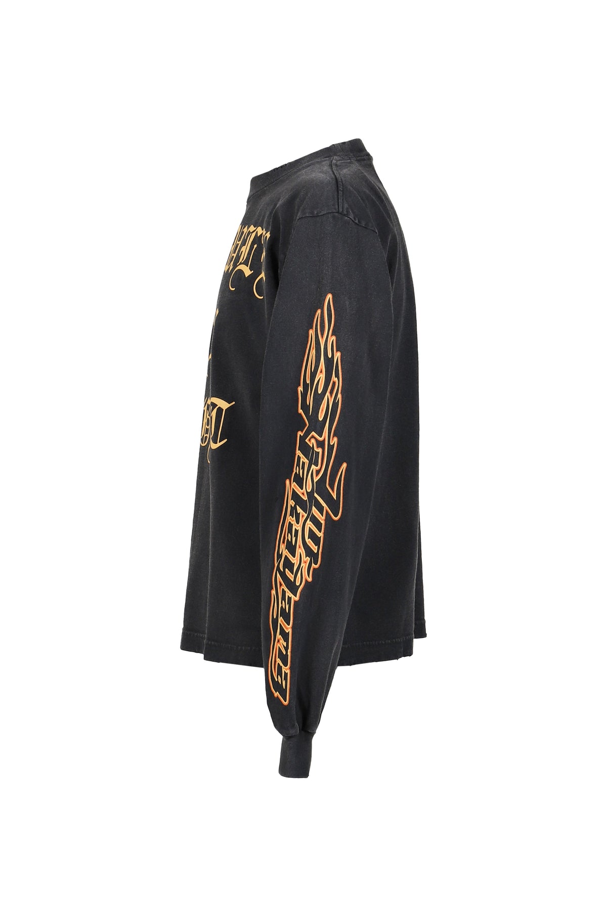 JUN/NAKAYAMA ジュン/中山 【本物保証】 Tシャツ ストリート系 メンズ JN FLAME L/S T-SHIRTS (EXCLUSIVE) / BLK
