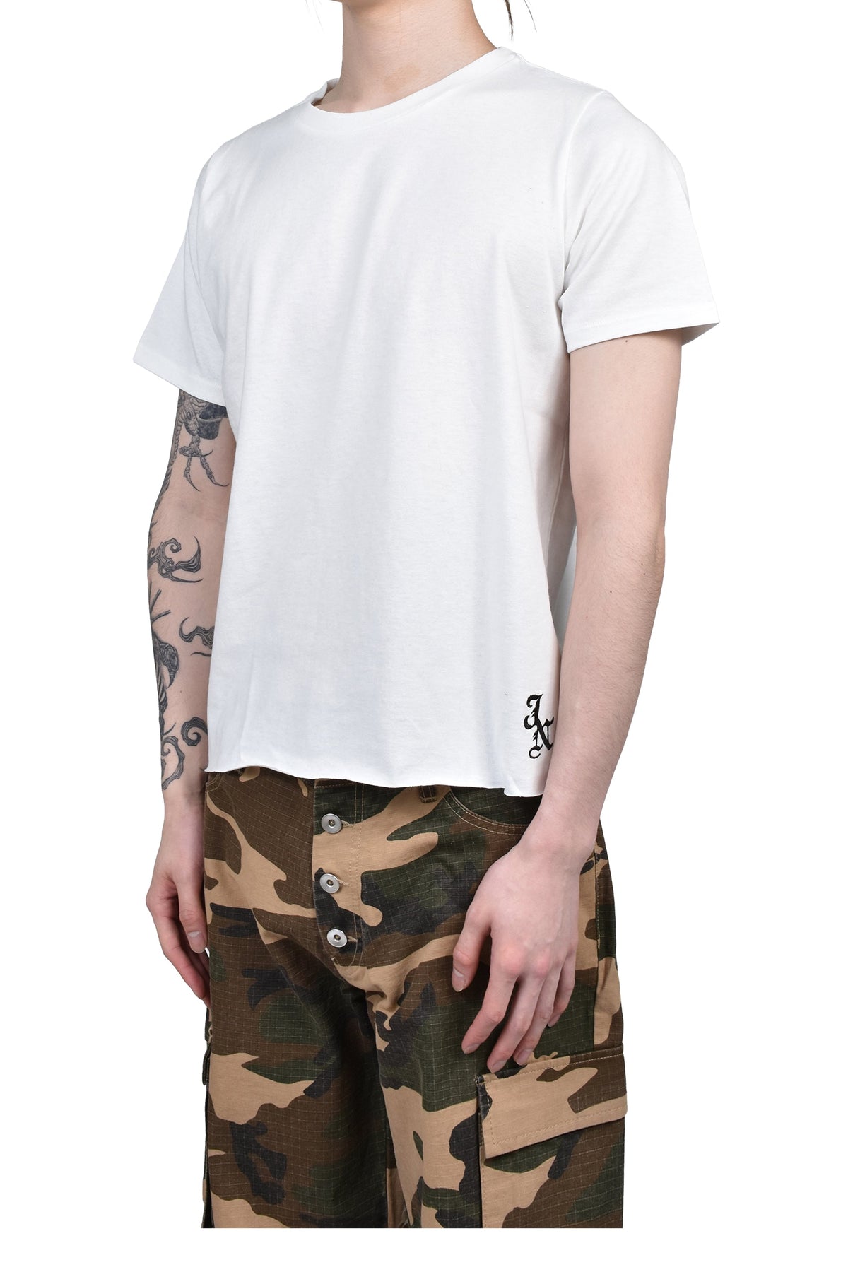 JUN/NAKAYAMA ジュン/中山 【本物保証】 Tシャツ ストリート系 メンズ JN SHORT SLEEVE TEE / OFF WHT