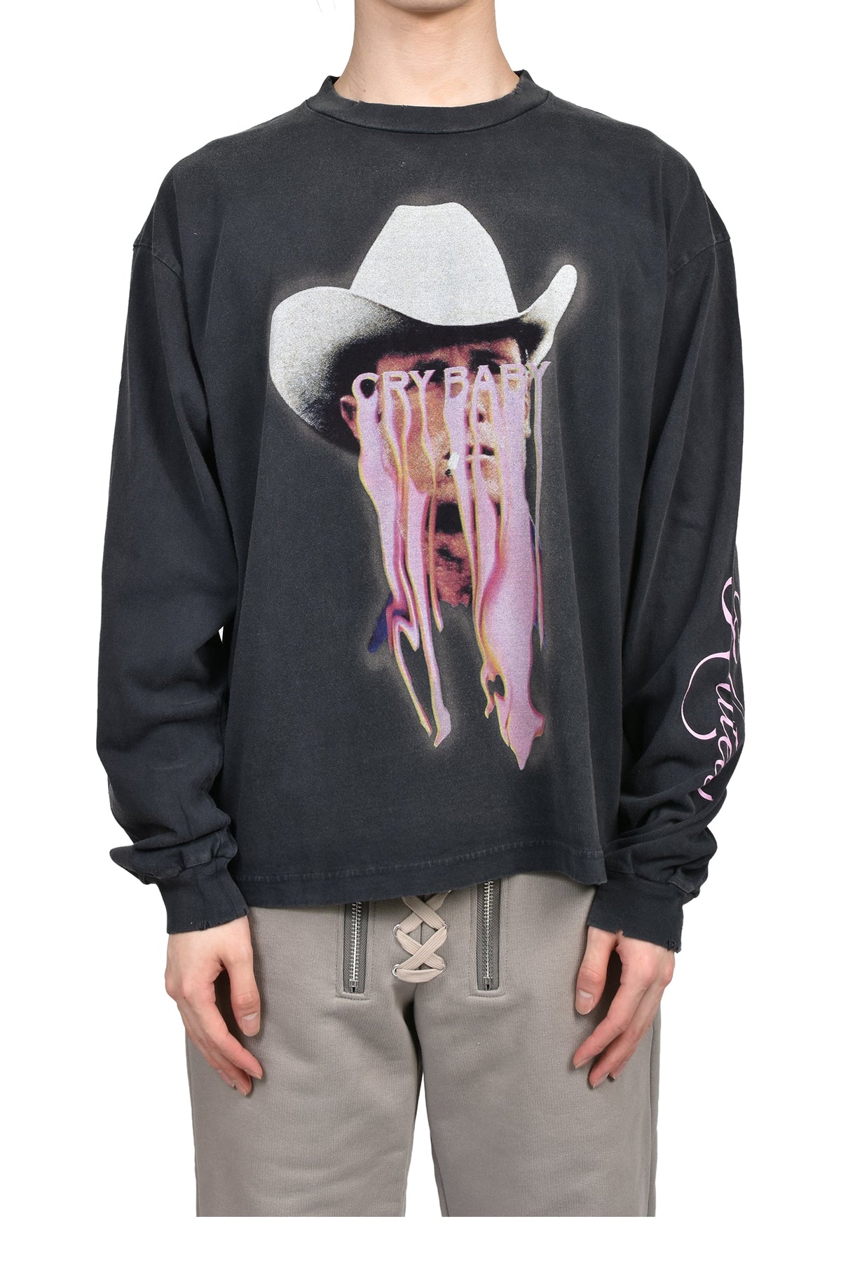 JUN/NAKAYAMA ジュン/中山 【本物保証】 Tシャツ ストリート系 メンズ LOCALLY HATED L/S T-SHIRTS (EXCLUSIVE) / BLK