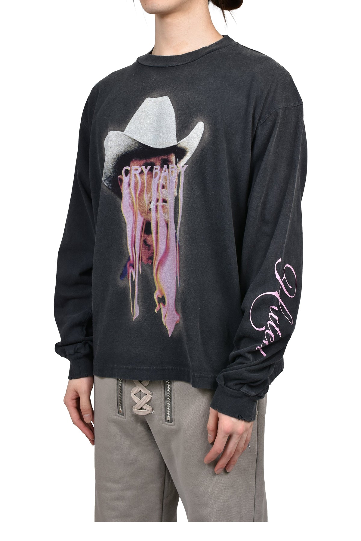 JUN/NAKAYAMA ジュン/中山 【本物保証】 Tシャツ ストリート系 メンズ LOCALLY HATED L/S T-SHIRTS (EXCLUSIVE) / BLK