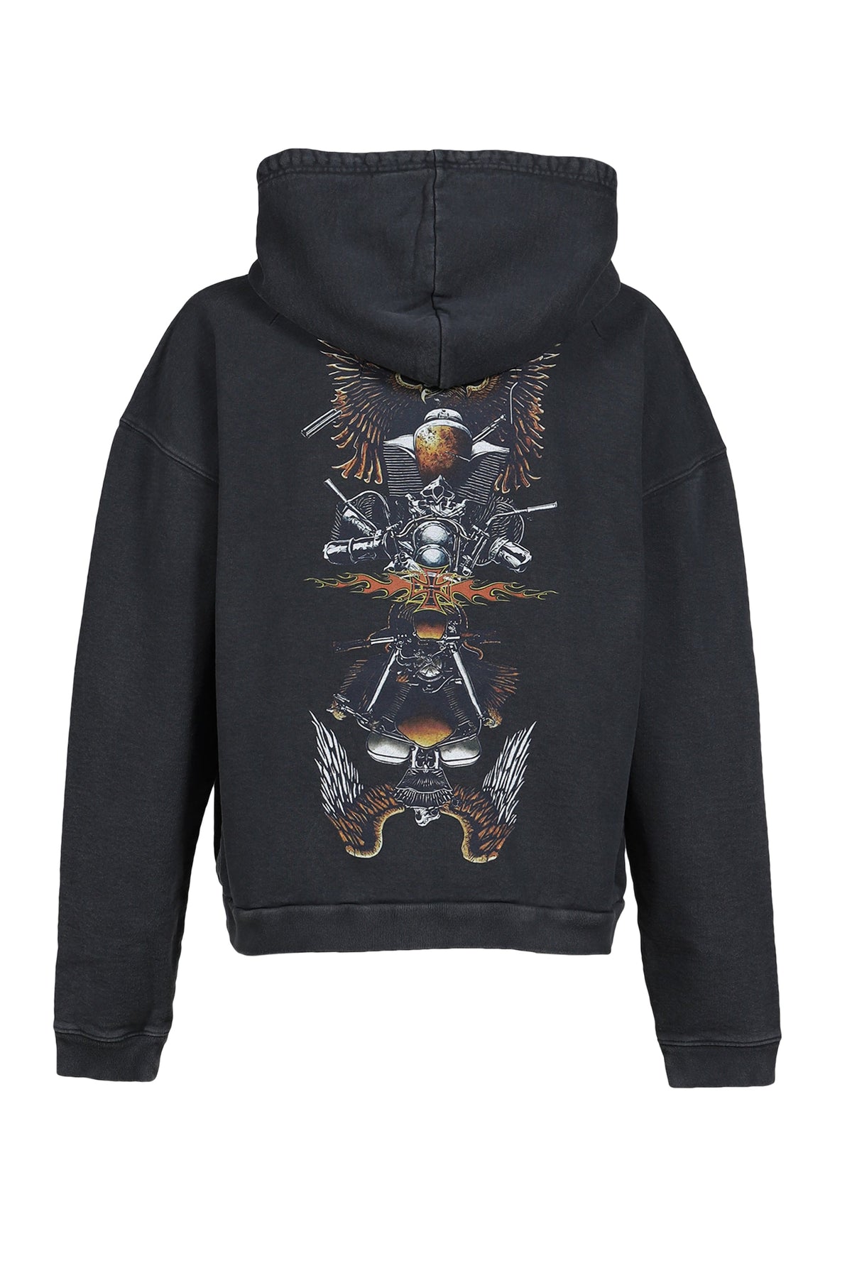 JUN/NAKAYAMA ジュン/中山 【本物保証】 パーカー ストリート系 メンズ MOTOR ZIP HOODIE / BLK