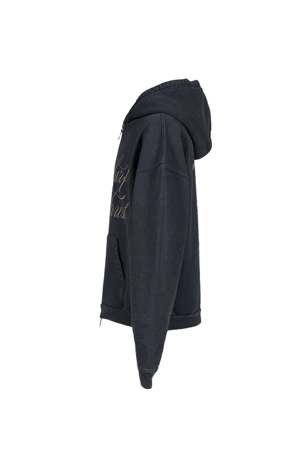 JUN/NAKAYAMA ジュン/中山 【本物保証】 パーカー ストリート系 メンズ MOTOR ZIP HOODIE / BLK