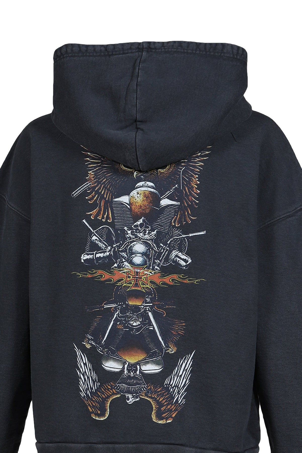 JUN/NAKAYAMA ジュン/中山 【本物保証】 パーカー ストリート系 メンズ MOTOR ZIP HOODIE / BLK
