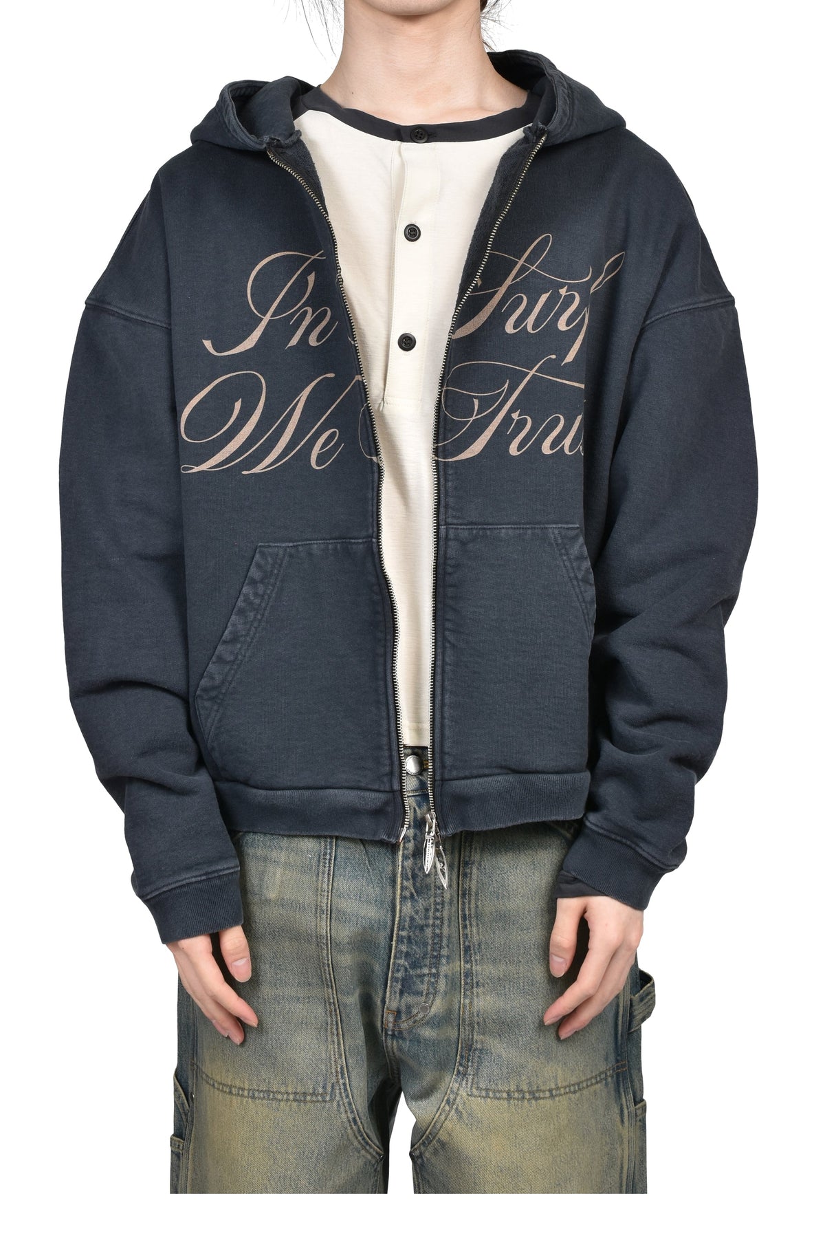 JUN/NAKAYAMA ジュン/中山 【本物保証】 パーカー ストリート系 メンズ MOTOR ZIP HOODIE / BLK