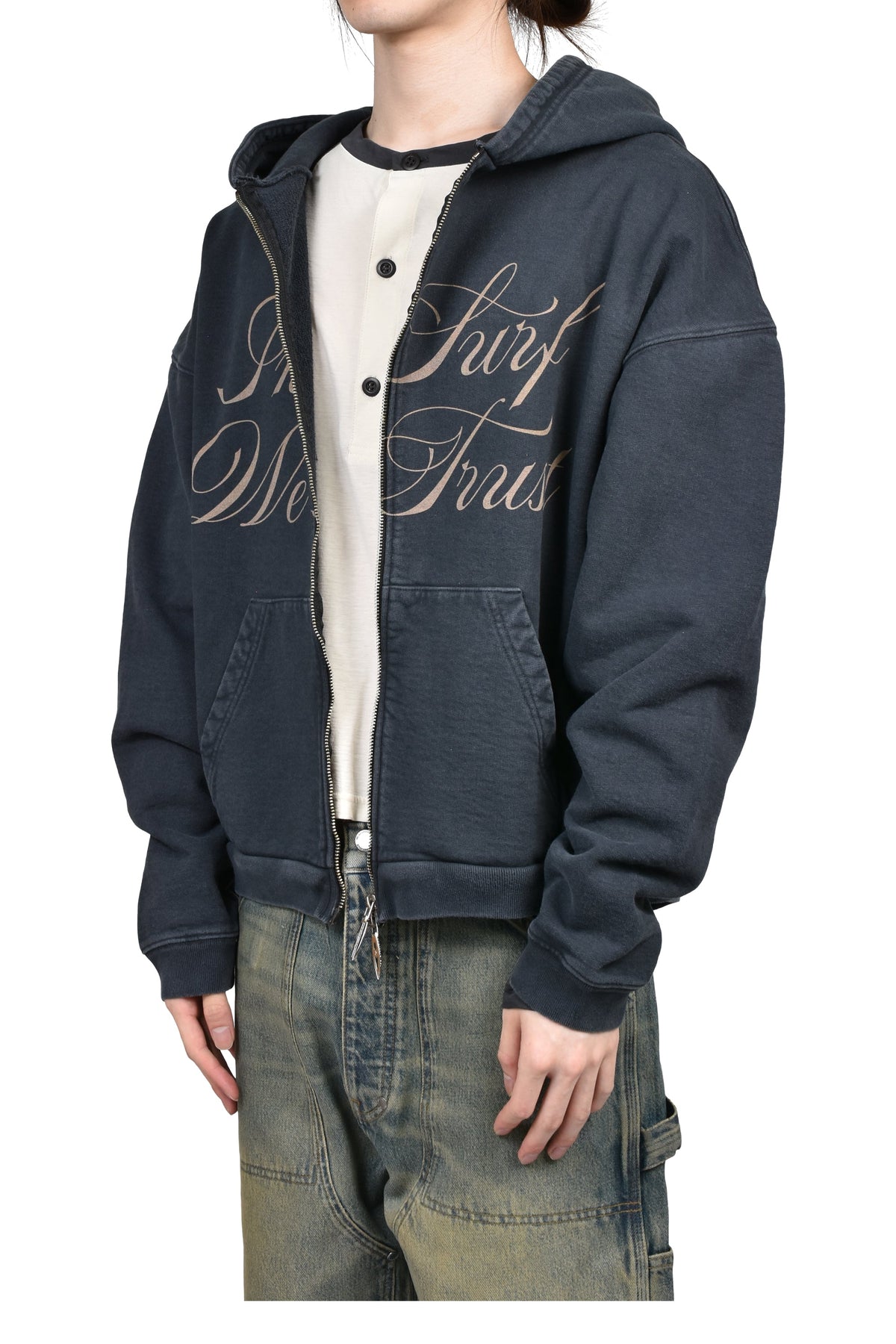 JUN/NAKAYAMA ジュン/中山 【本物保証】 パーカー ストリート系 メンズ MOTOR ZIP HOODIE / BLK