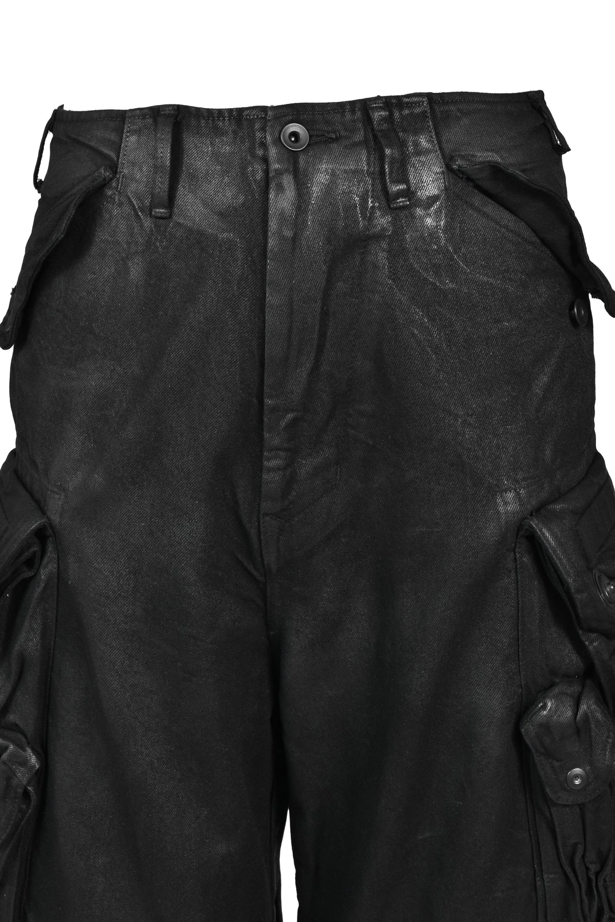 JULIUS ユリウス 【本物保証】 デニムパンツ ストリート系 メンズ 12oz DENIM GASMASK WIDE TROUSER (20TH EXCLUSIVE) / BLK