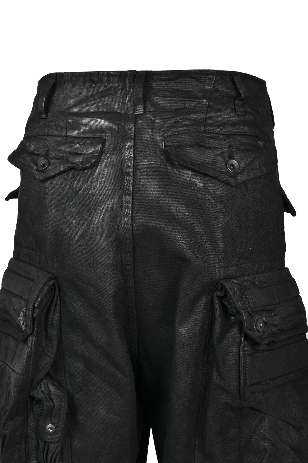 JULIUS ユリウス 【本物保証】 デニムパンツ ストリート系 メンズ 12oz DENIM GASMASK WIDE TROUSER (20TH EXCLUSIVE) / BLK