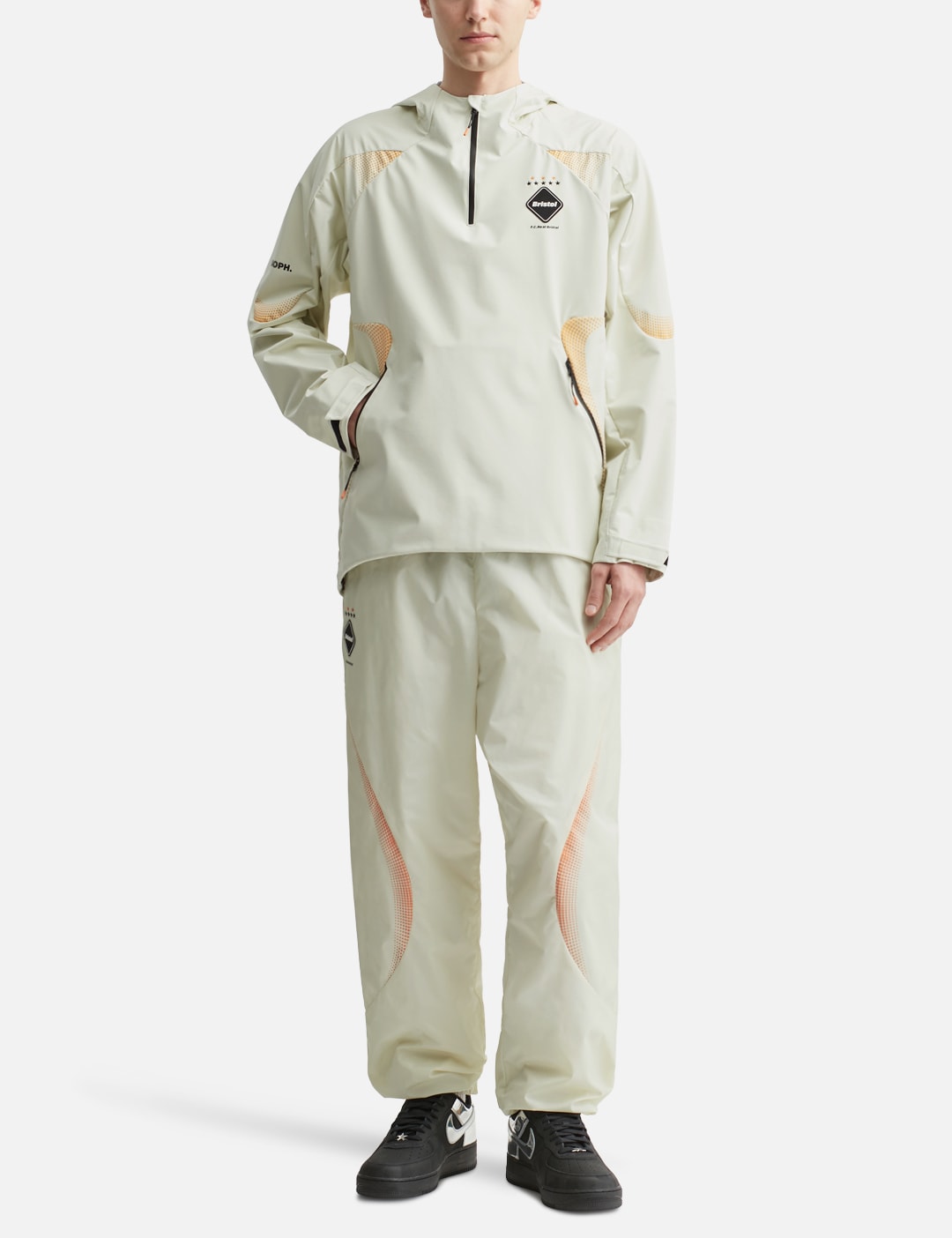 F C Real Bristol エフシーレアルブリストル 【本物保証】 ジャケット ストリート系 メンズ Authentic Utility Team Half Zip Jacket