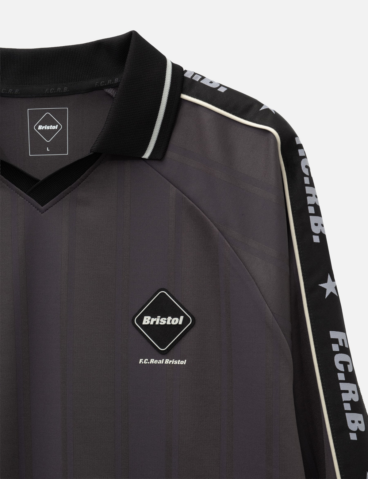 F C Real Bristol エフシーレアルブリストル 【本物保証】 シャツ ストリート系 メンズ Shadow Weave Stripe L/S Top