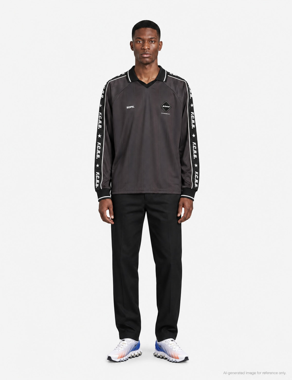 F C Real Bristol エフシーレアルブリストル 【本物保証】 シャツ ストリート系 メンズ Shadow Weave Stripe L/S Top