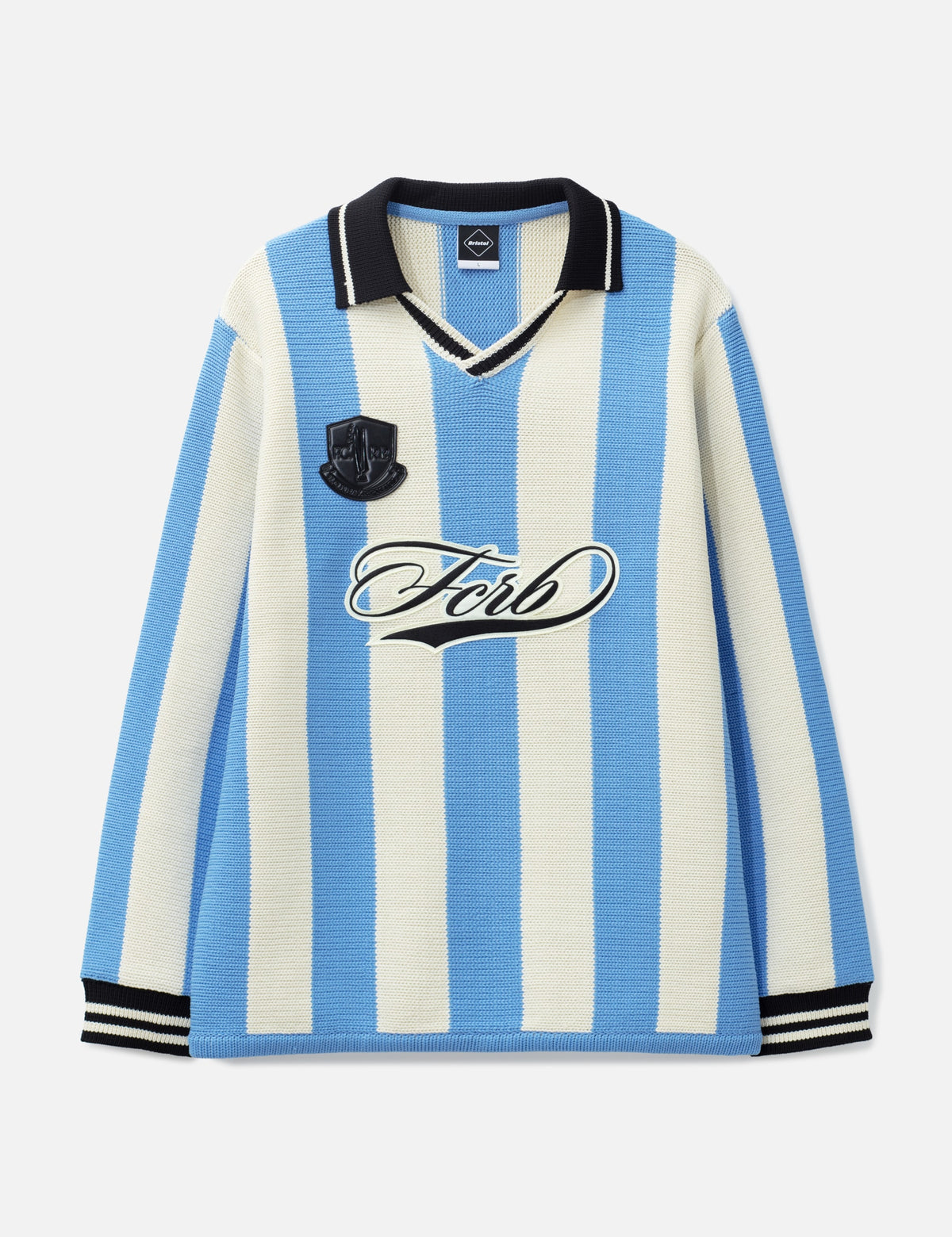 F C Real Bristol エフシーレアルブリストル 【本物保証】 Tシャツ ストリート系 メンズ Stripe Knit Shirt