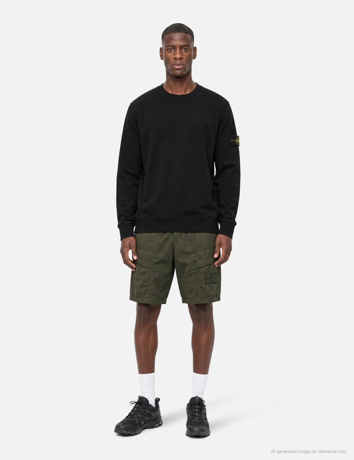 Stone Island ストーン アイランド 【本物保証】 Tシャツ ストリート系 メンズ Garment Dyed Cotton Fleece Sweatshirt