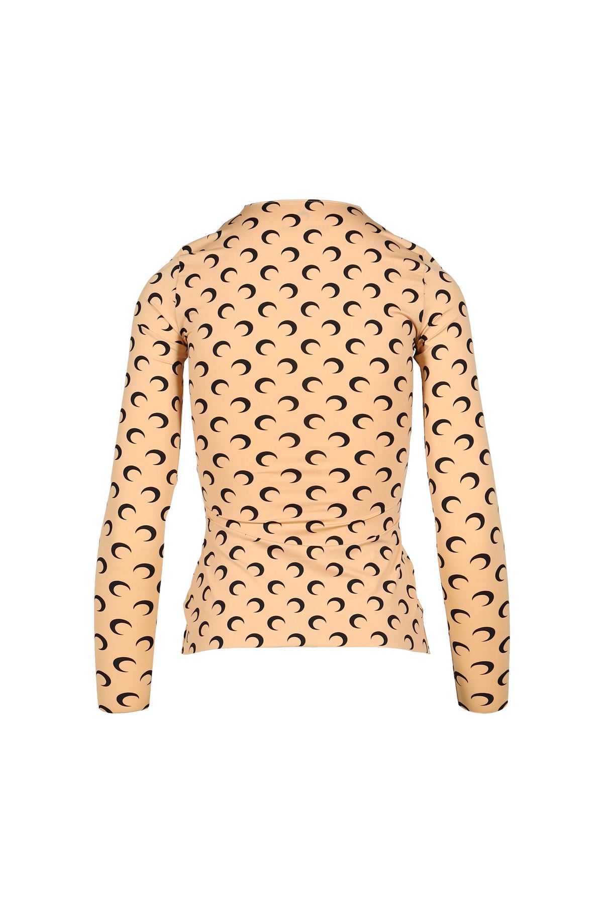 Marine Serre マリーン セル 【本物保証】 スウェット ストリート系 レディース MOON PRINTED JERSEY LS CREWNECK TOP / INVERSE TAN