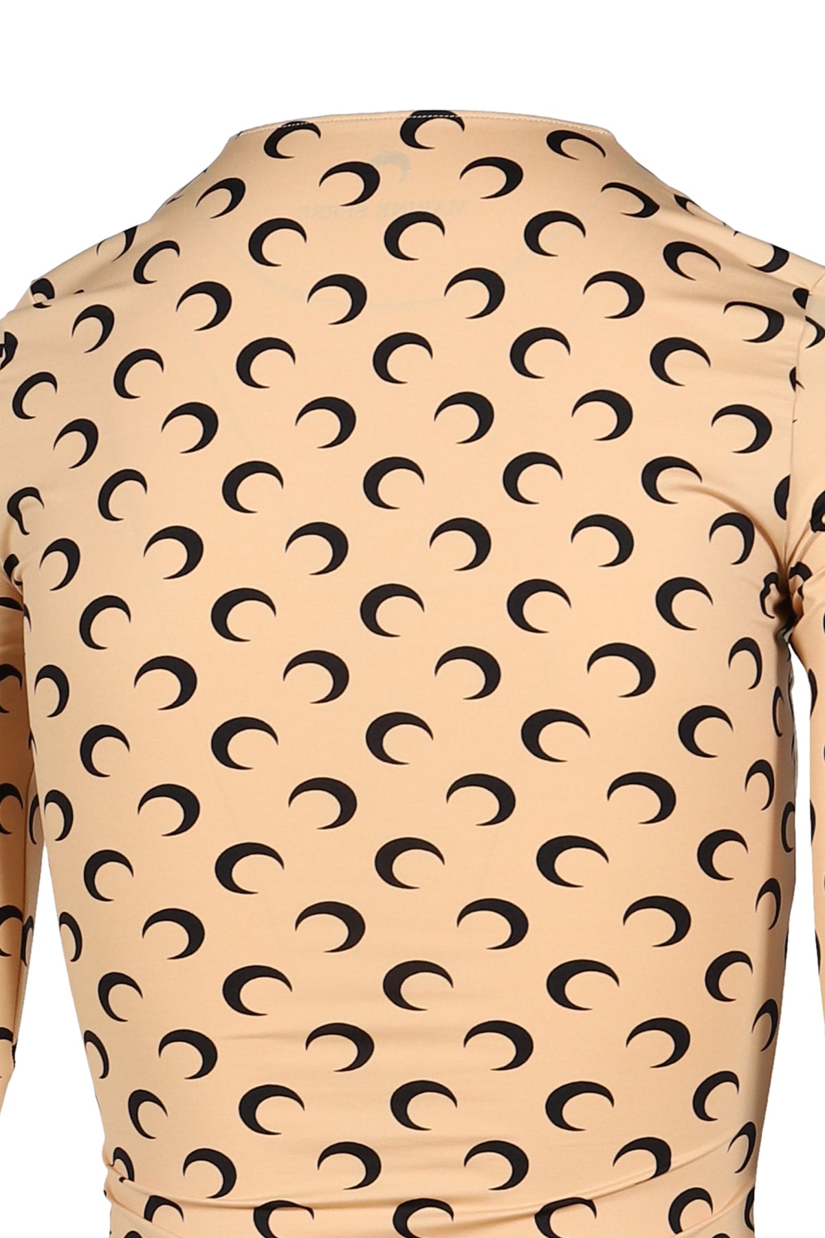 Marine Serre マリーン セル 【本物保証】 スウェット ストリート系 レディース MOON PRINTED JERSEY LS CREWNECK TOP / INVERSE TAN