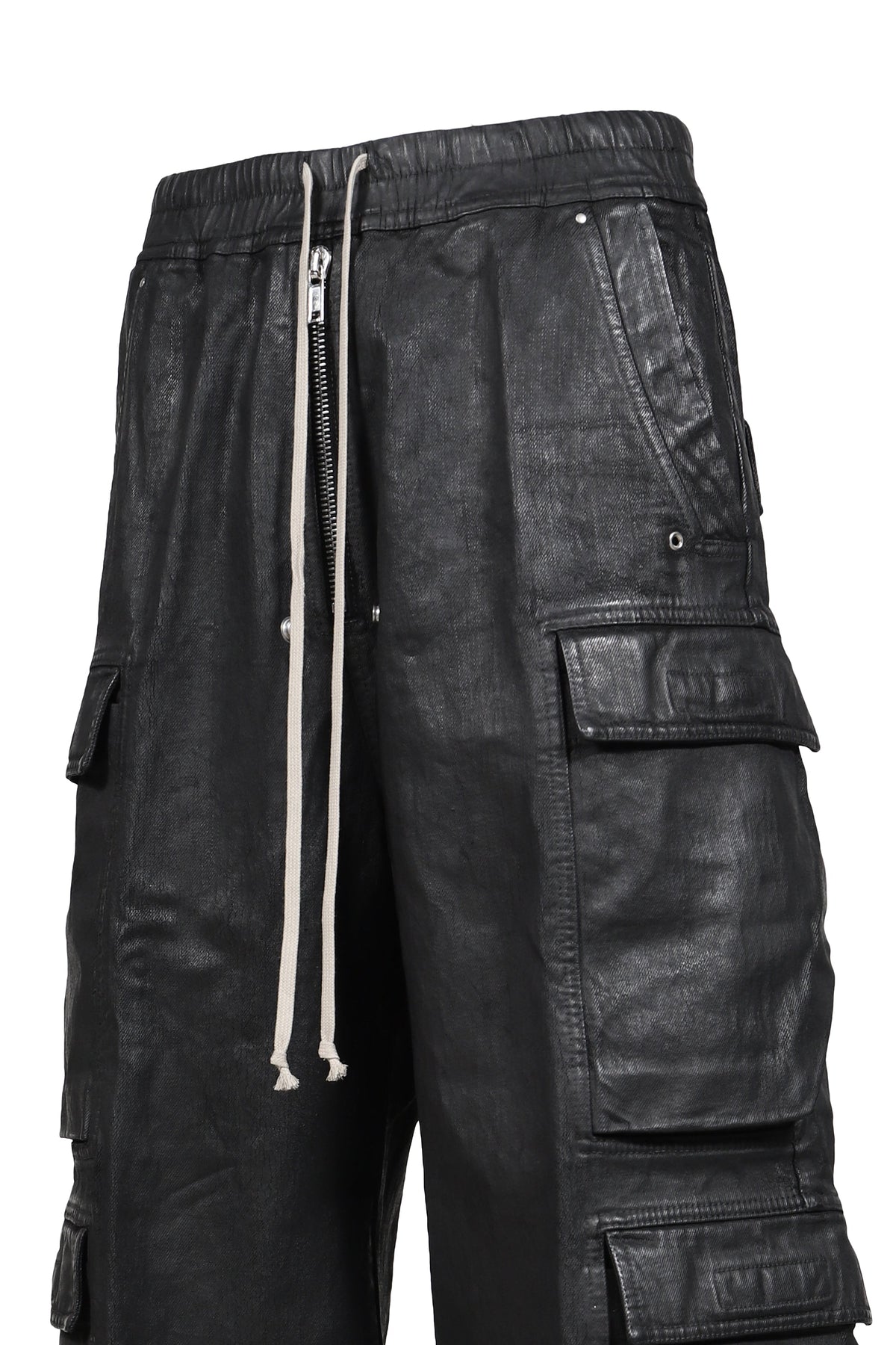 Rick Owens DRKSHDW リックオウエンス・ダークシャドウ 【本物保証】 カーゴパンツ ストリート系 メンズ DOUBLE CARGO JUMBO BELAS / BLK WAX