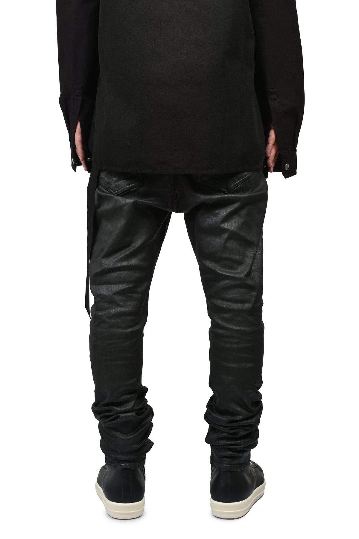 Rick Owens DRKSHDW リックオウエンス・ダークシャドウ 【本物保証】 パンツ ストリート系 メンズ DETROIT CUT / BLK WAX