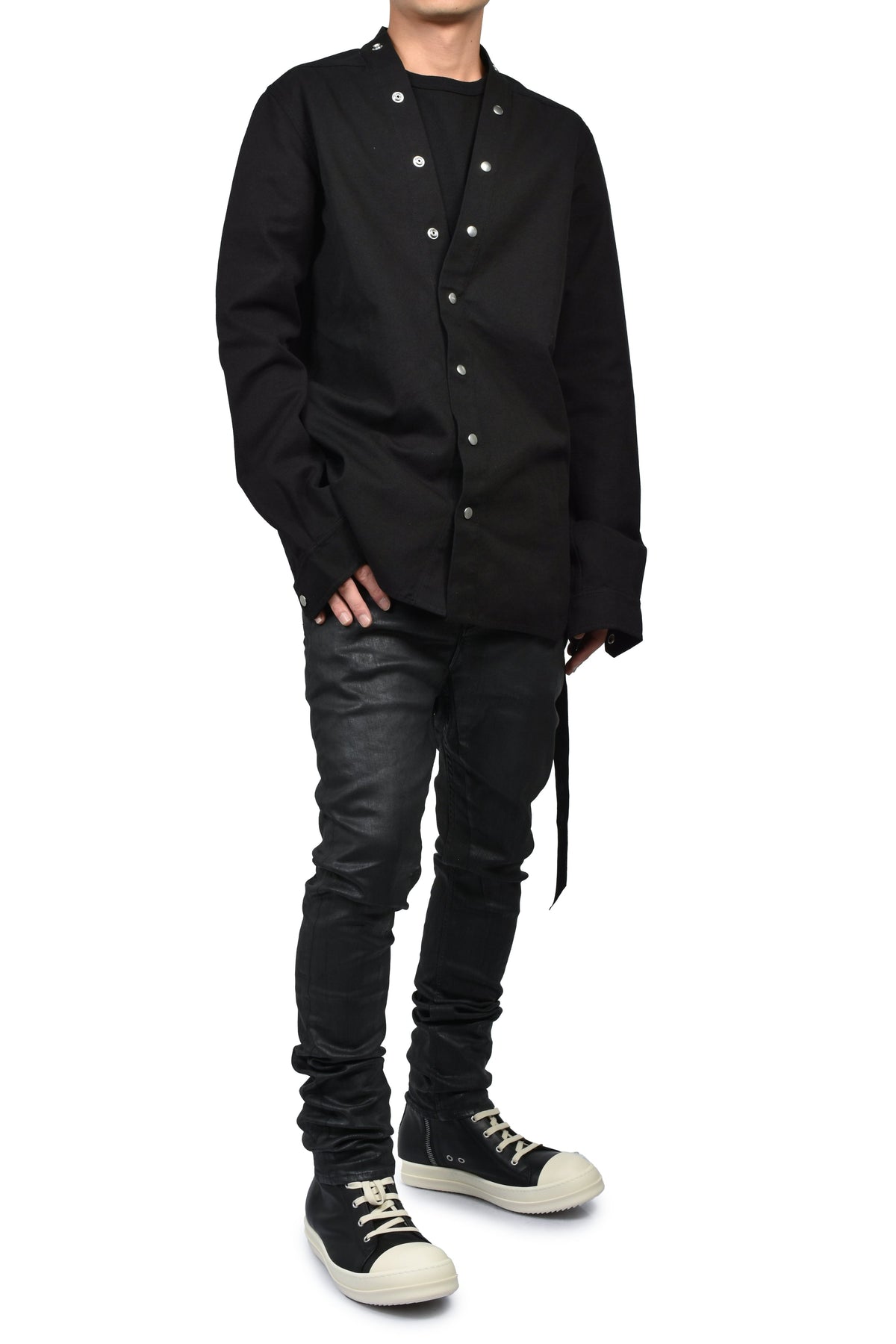Rick Owens DRKSHDW リックオウエンス・ダークシャドウ 【本物保証】 パンツ ストリート系 メンズ DETROIT CUT / BLK WAX