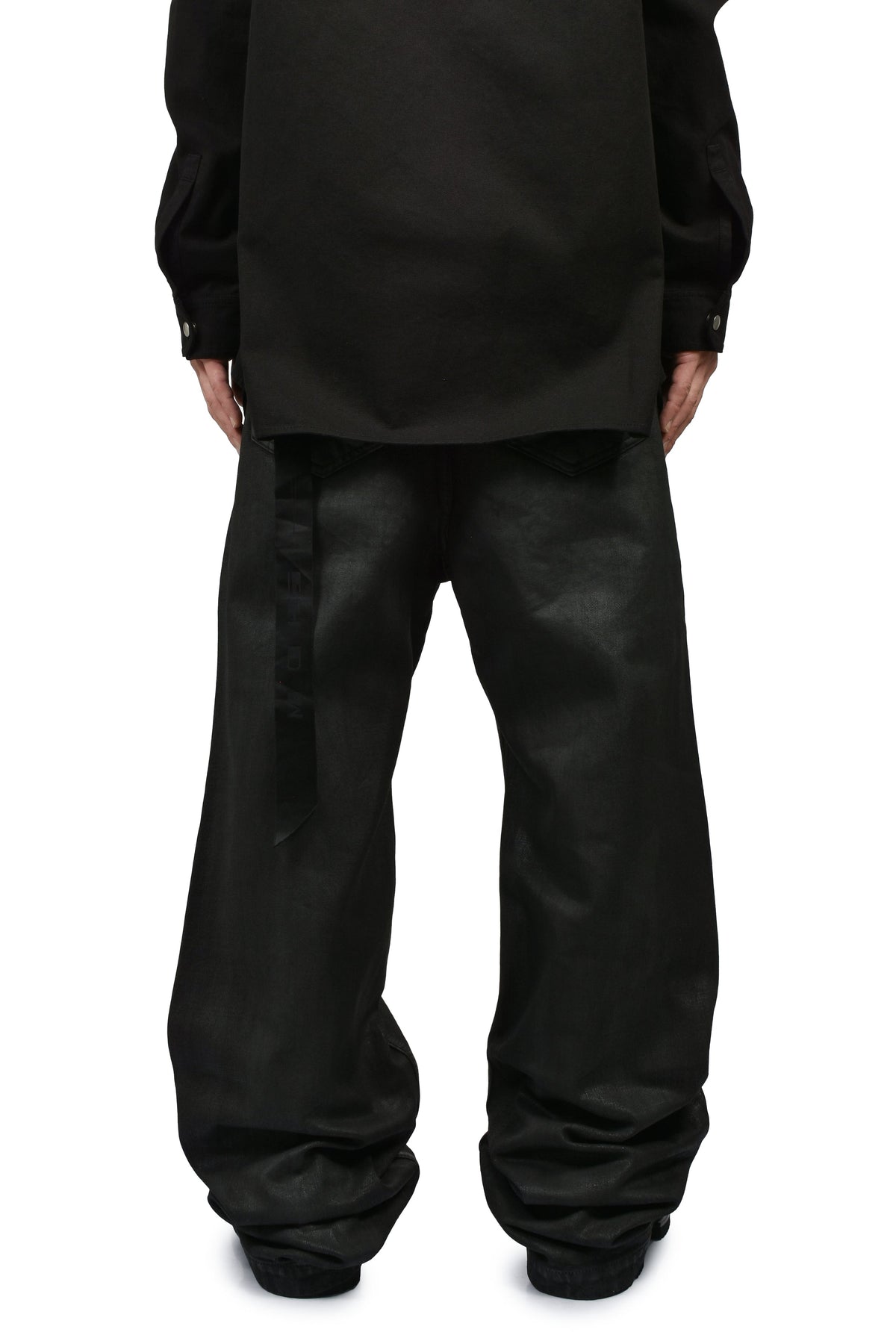 Rick Owens DRKSHDW リックオウエンス・ダークシャドウ 【本物保証】 デニムパンツ ストリート系 メンズ GETH JEANS / BLK WAX