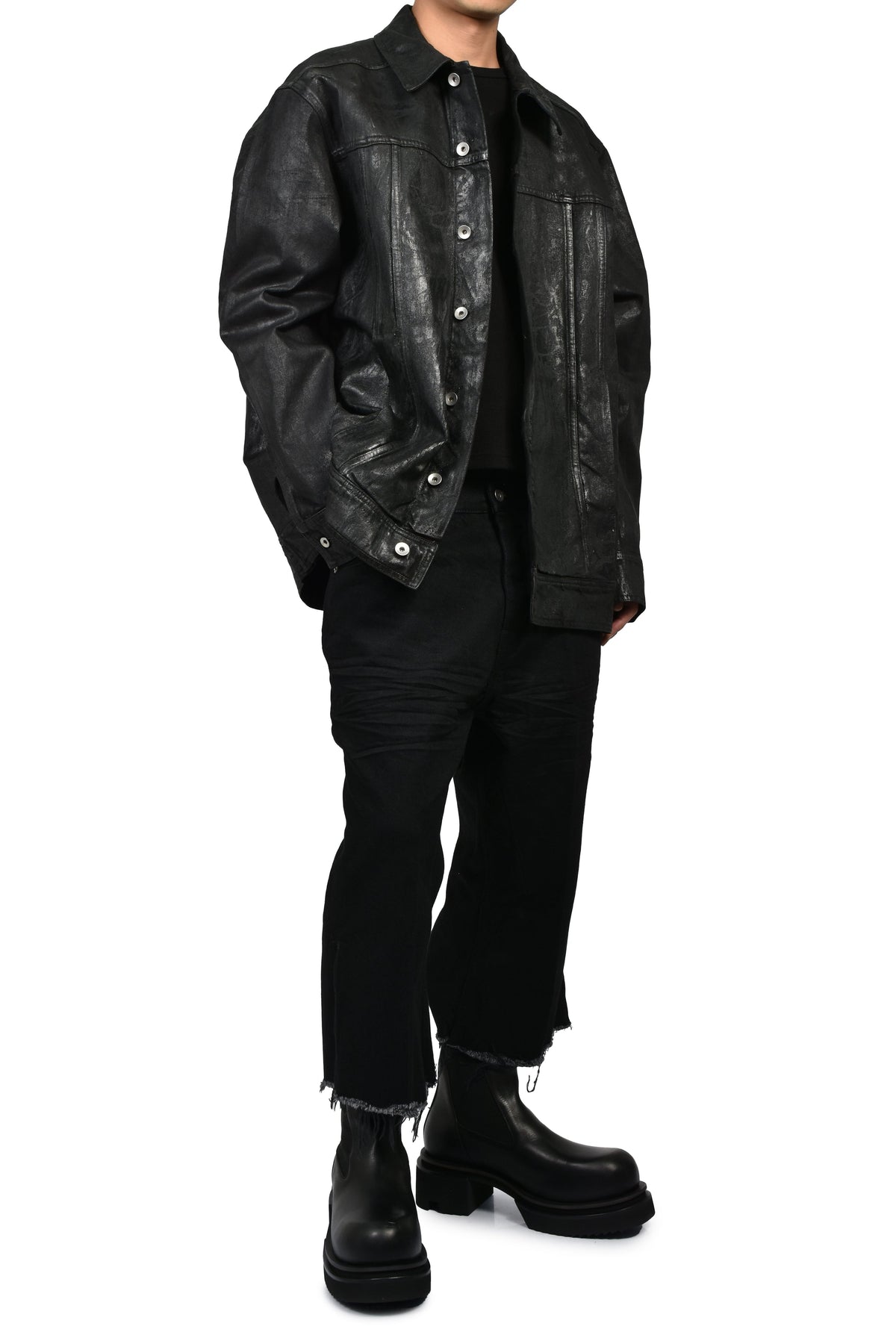 Rick Owens DRKSHDW リックオウエンス・ダークシャドウ 【本物保証】 Coats & Jackets ストリート系 メンズ JUMBO WORKER / BLK