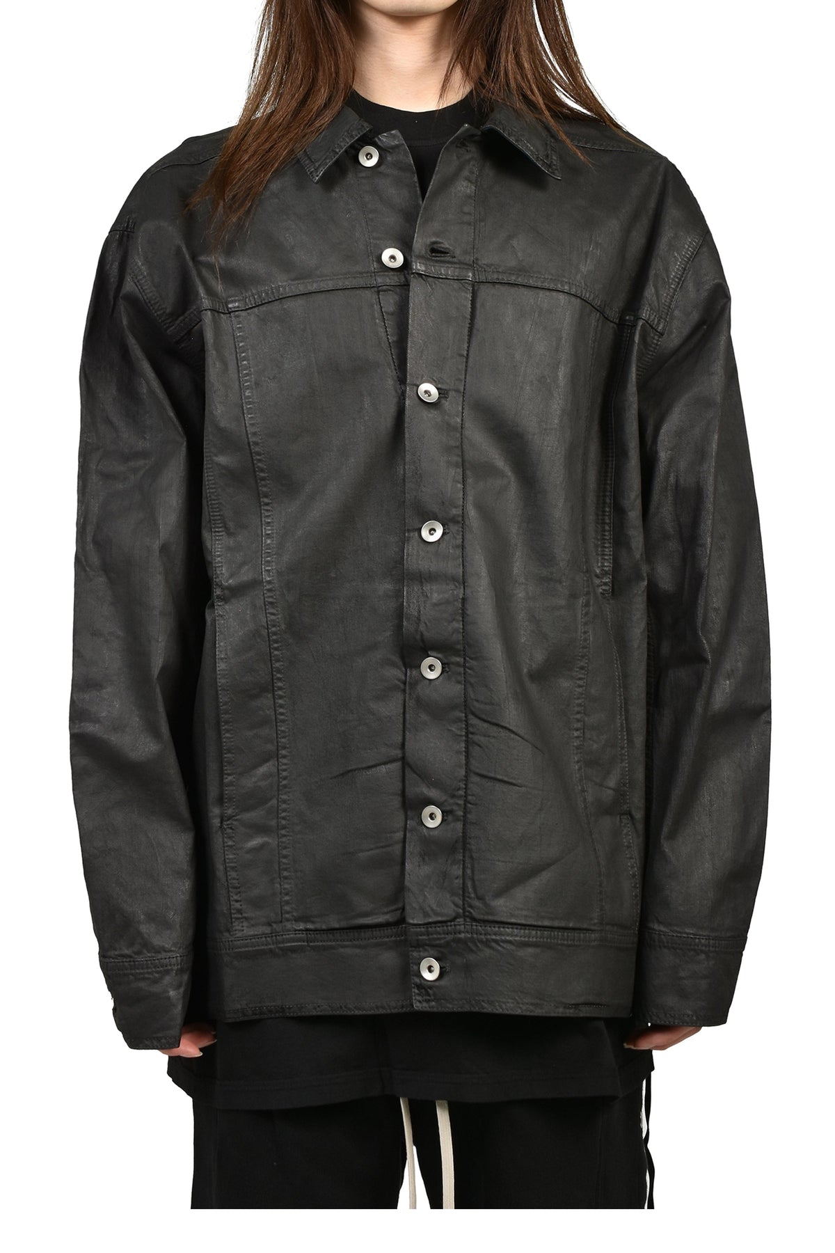 Rick Owens DRKSHDW リックオウエンス・ダークシャドウ 【本物保証】 ジャケット・アウター ストリート系 メンズ JUMBO WORKER / BLK