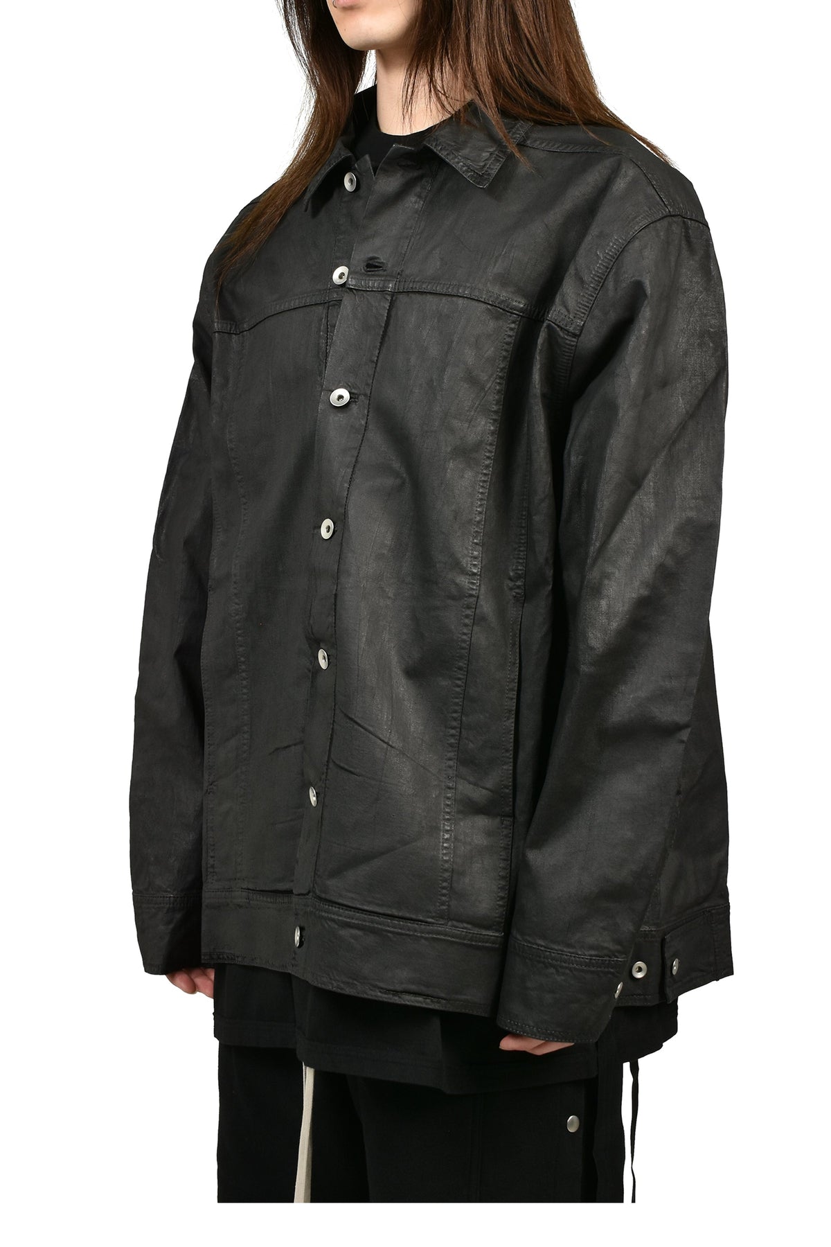 Rick Owens DRKSHDW リックオウエンス・ダークシャドウ 【本物保証】 ジャケット・アウター ストリート系 メンズ JUMBO WORKER / BLK