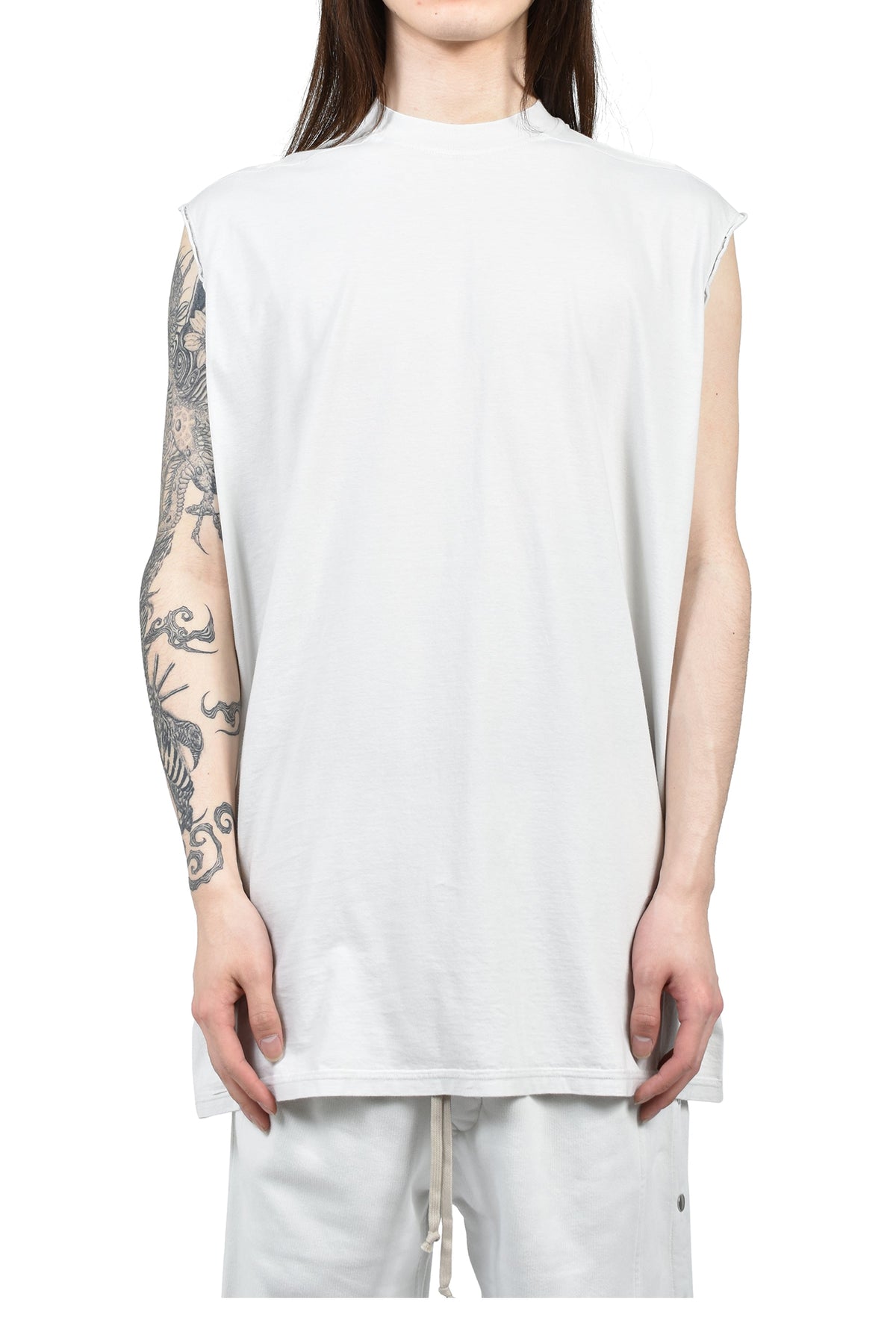 Rick Owens DRKSHDW リックオウエンス・ダークシャドウ 【本物保証】 Tシャツ ストリート系 メンズ TARP T / MILK WASH