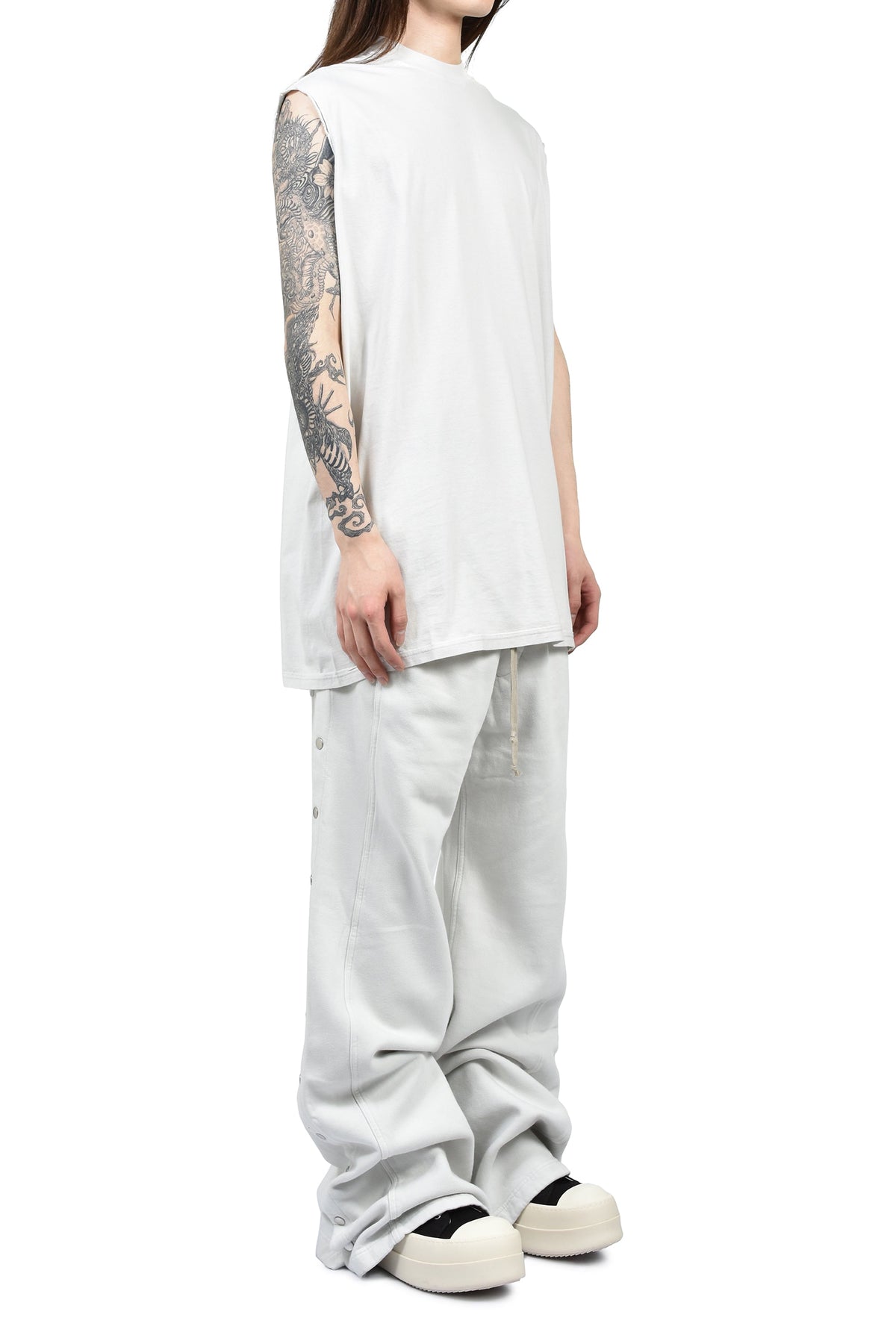 Rick Owens DRKSHDW リックオウエンス・ダークシャドウ 【本物保証】 Tシャツ ストリート系 メンズ TARP T / MILK WASH