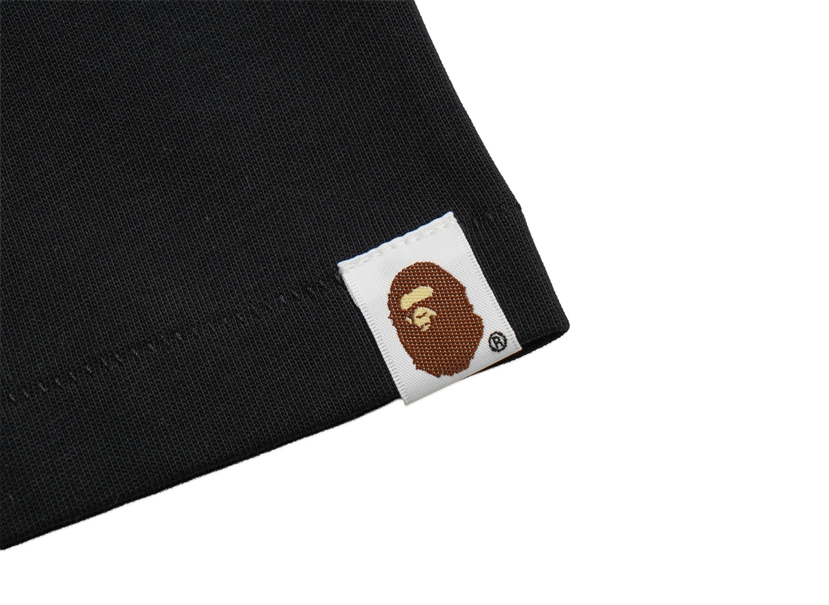 A BATHING APE アベイシングエイプ 【本物保証】 Tシャツ ストリート系 ユニセックス アベイシングエイプ x ディズニー ミッキー＆フレンズ ベビーマイロ リラックスフィット Tシャツ "ブラック"