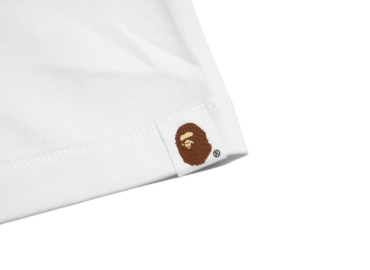 A BATHING APE アベイシングエイプ 【本物保証】 Tシャツ ストリート系 ユニセックス アベイシングエイプ x ディズニー ミッキーマウス カレッジ リラックスフィット Tシャツ "ブラック"