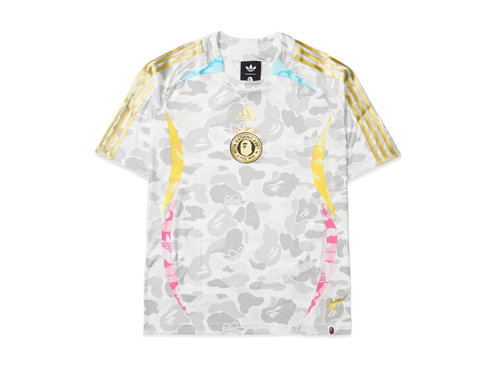 A BATHING APE アベイシングエイプ 【本物保証】 uniforms ストリート系 ユニセックス アベイシングエイプ x アディダス SS26ワールドカップコレクション アウェイジャージー "ホワイト"