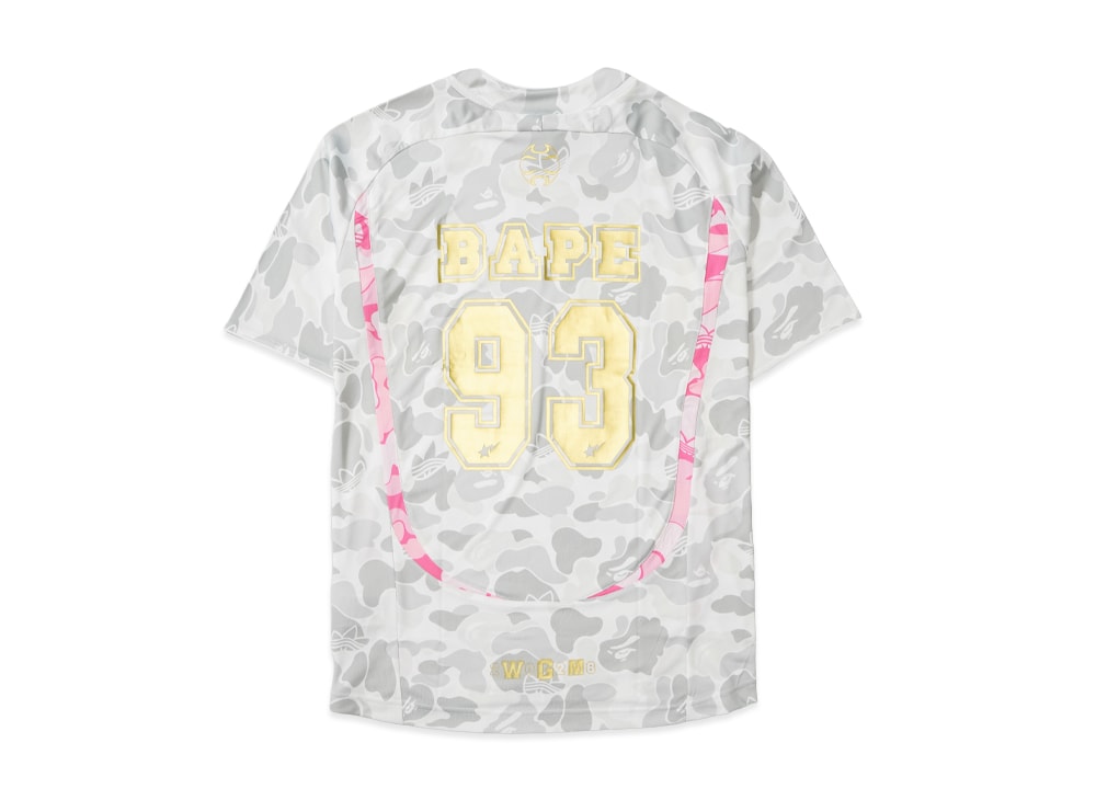 A BATHING APE アベイシングエイプ 【本物保証】 uniforms ストリート系 ユニセックス アベイシングエイプ x アディダス SS26ワールドカップコレクション アウェイジャージー "ホワイト"