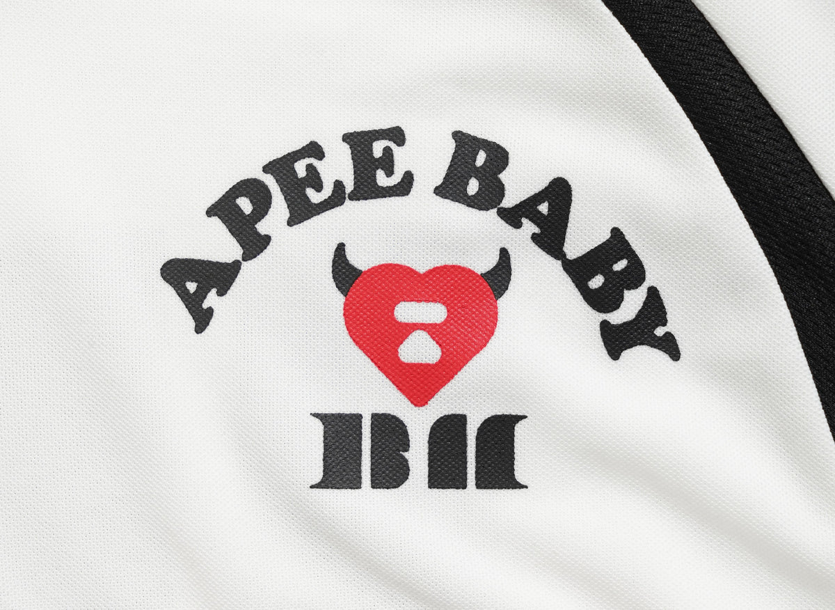 A BATHING APE アベイシングエイプ 【本物保証】 Tシャツ ストリート系 ユニセックス アベイシングエイプ x ベイビーモンスター ウィメンズ エイピー ベイビープリント Tシャツ #1 "ブラック"