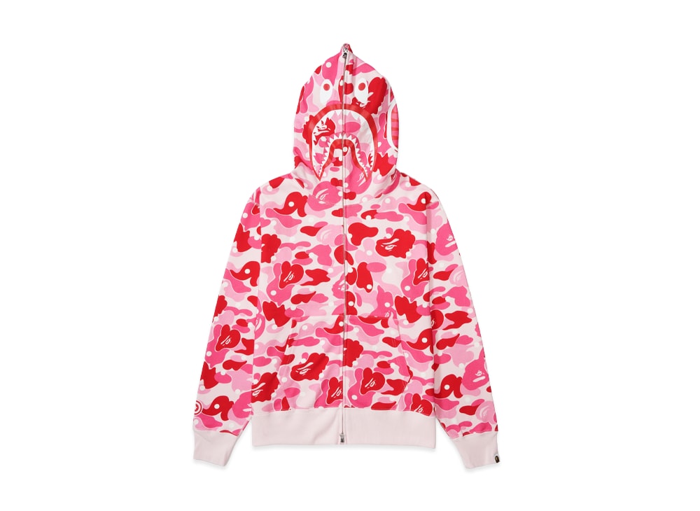 A BATHING APE アベイシングエイプ 【本物保証】 パーカー ストリート系 ユニセックス アベイシングエイプ Abc ドット シャーク フルジップ パーカー "ブラック"
