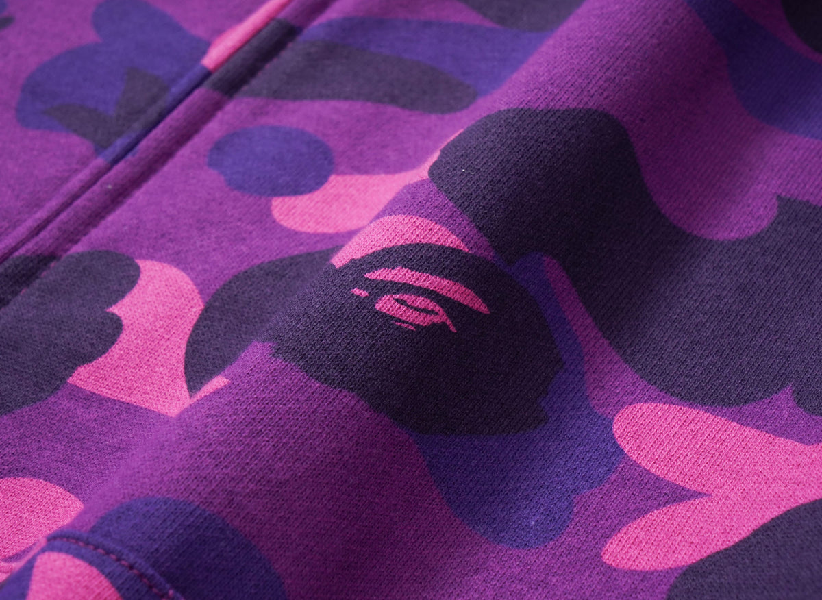 A BATHING APE アベイシングエイプ 【本物保証】 パーカー ストリート系 ユニセックス アベイシングエイプ カラー カモ シャーク フル ジップ パーカー "ブラック"