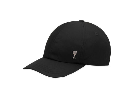 AMI PARIS アミ パリス 【本物保証】 cap ストリート系 ユニセックス アミパリス ナイロン アミ ドゥ クール スタッズ キャップ "ブラック"