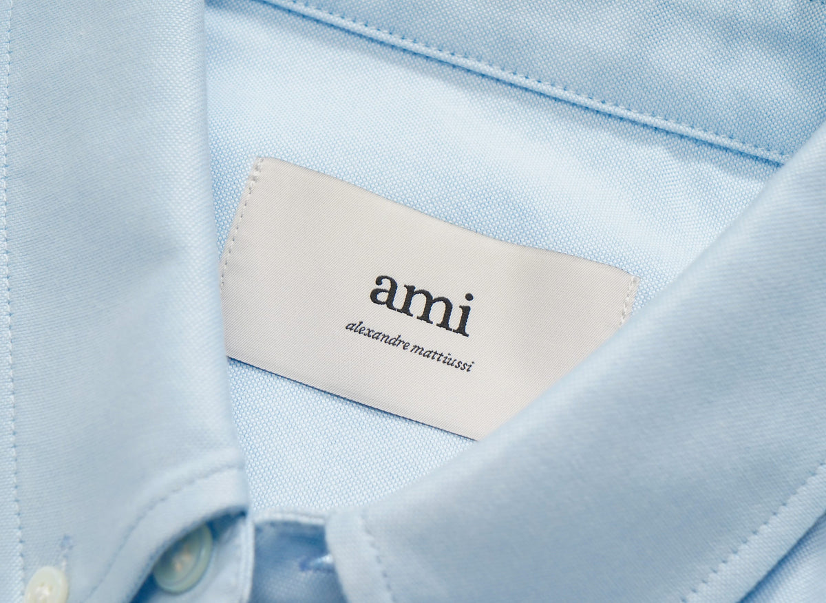 AMI PARIS アミ パリス 【本物保証】 シャツ ストリート系 ユニセックス アミパリス 'アミドゥクール'シャツ "ホワイト"