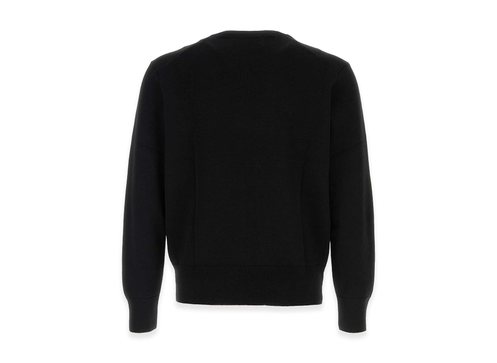 AMI PARIS アミ パリス 【本物保証】 knit ストリート系 ユニセックス アミパリス クルーネックセーターウィズロゴ "ブラック"