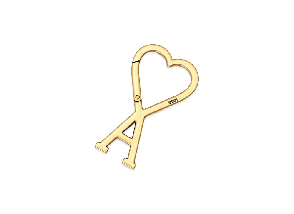AMI PARIS アミ パリス 【本物保証】 keychain ストリート系 ユニセックス アミパリス メタルキーリング "ゴールド"