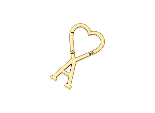 AMI PARIS アミ パリス 【本物保証】 keychain ストリート系 ユニセックス アミパリス メタルキーリング "ゴールド"