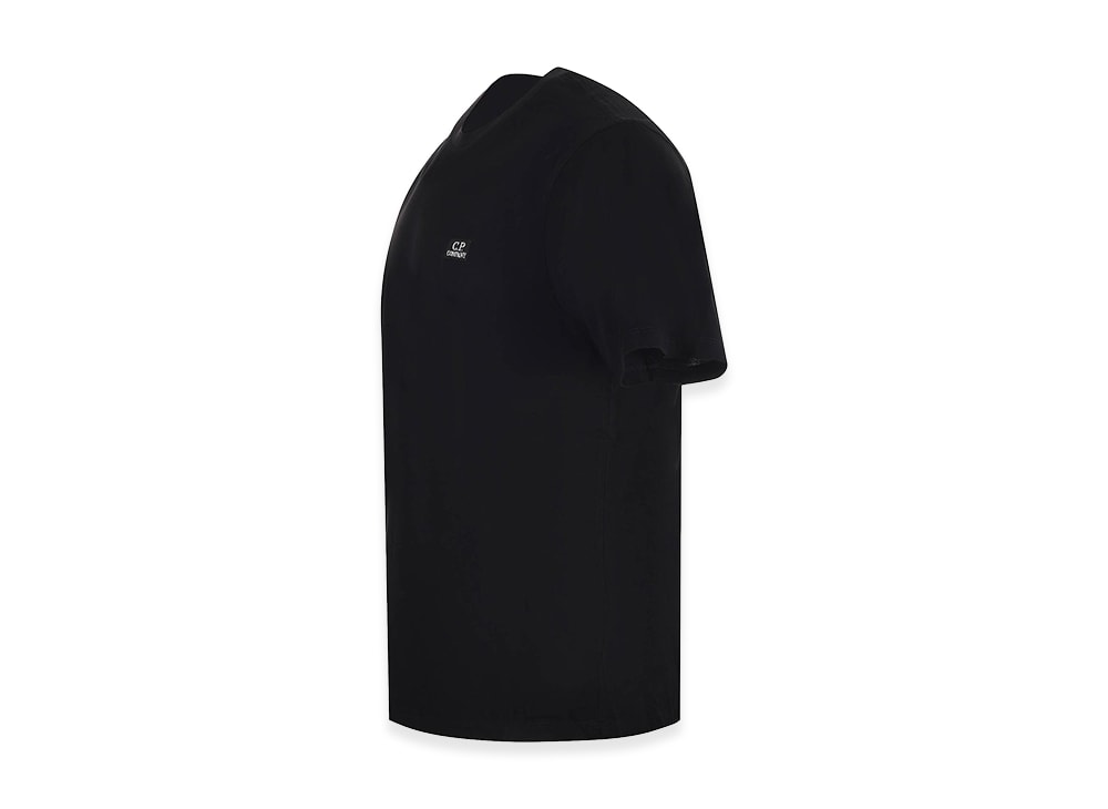 C.P. Company シーピーカンパニー 【本物保証】 Tシャツ ストリート系 ユニセックス シーピーカンパニー 30/1ジャージー ショートスリーブロゴパッチTシャツ "ブラック"