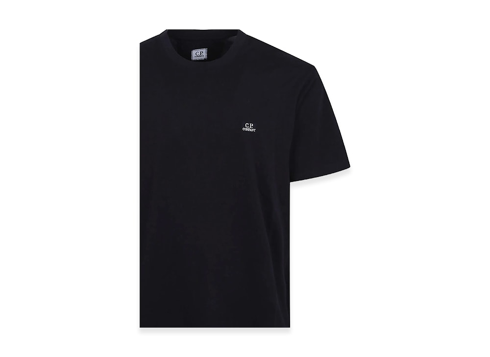 C.P. Company シーピーカンパニー 【本物保証】 Tシャツ ストリート系 ユニセックス シーピーカンパニー 30/1ジャージー ショートスリーブロゴパッチTシャツ "ブラック"