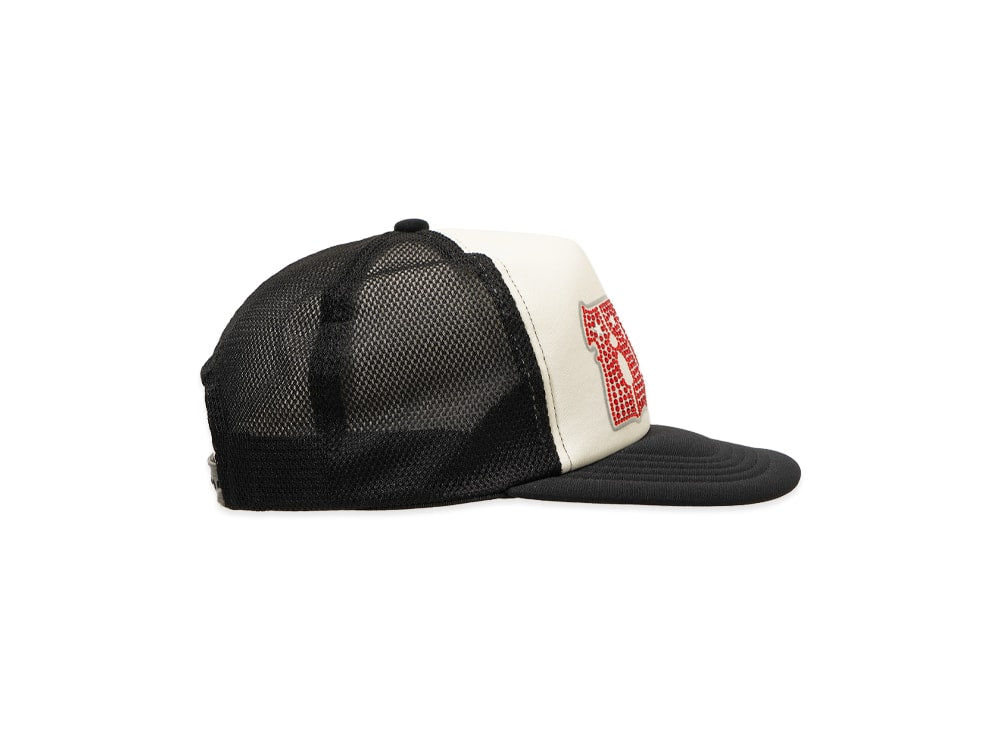 HYSTERIC GLAMOUR ヒステリックグラマー 【本物保証】 cap ストリート系 ユニセックス ヒステリックグラマー ヒプノタイズドロゴ ラインストーン メッシュ キャップ  ピンク ブラック